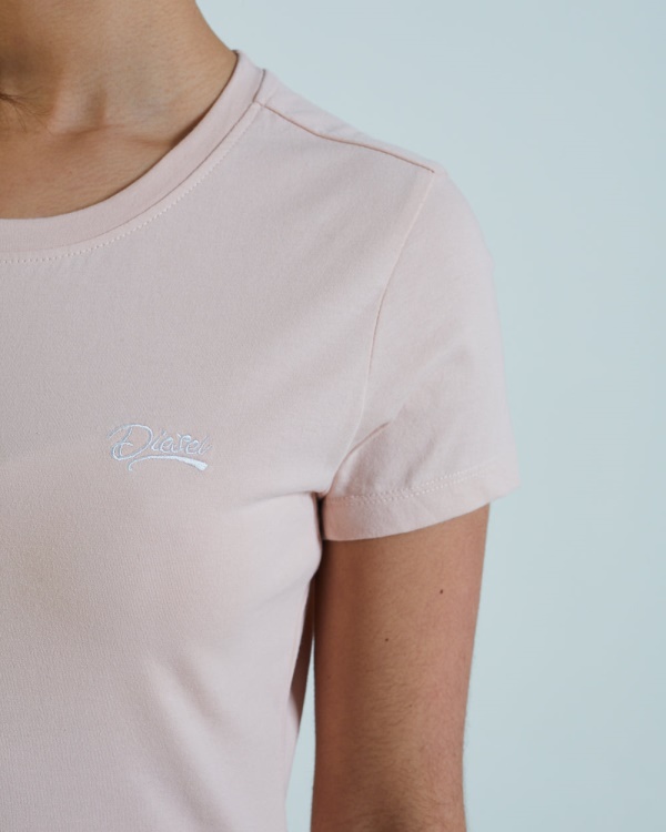 Cloda Basic Tee Light Pink Diesel