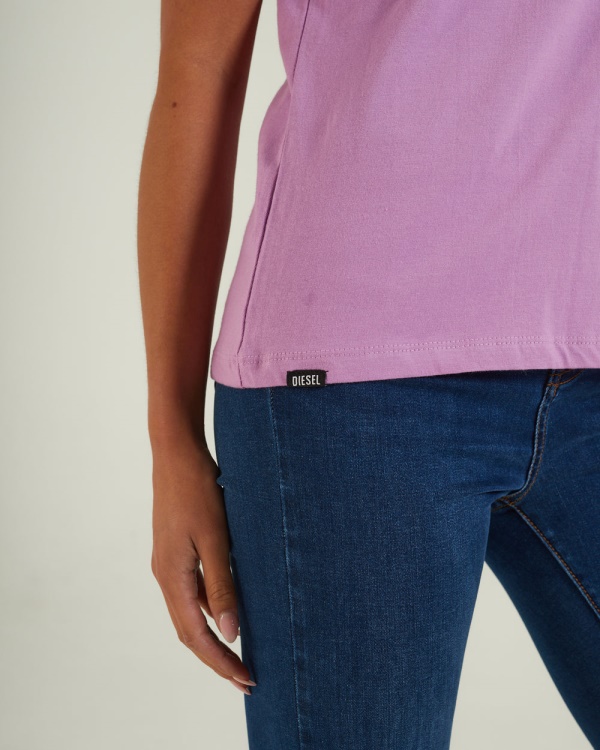Purple Diesel Ada Basic Tee Purple Orchid