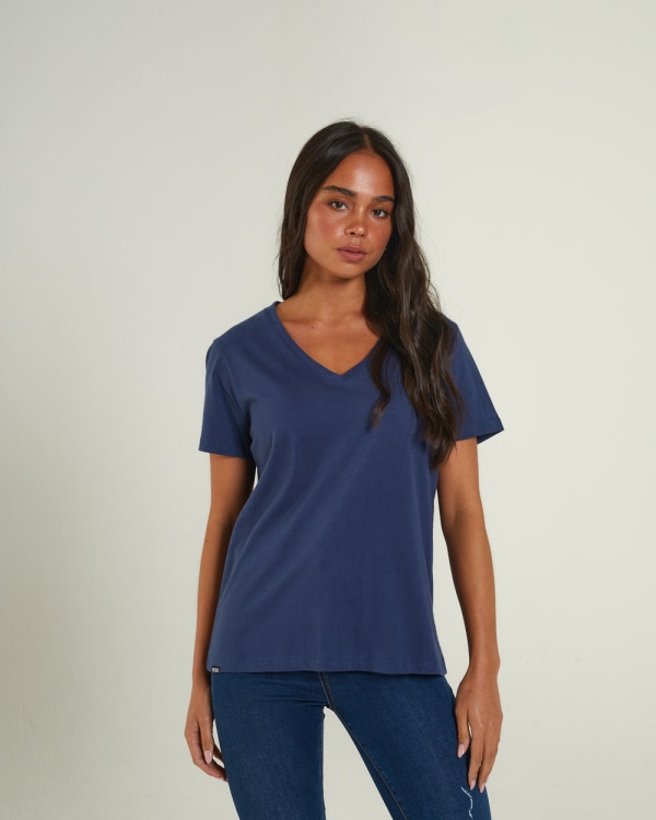 Ada Basic Tee Peacock Navy Diesel