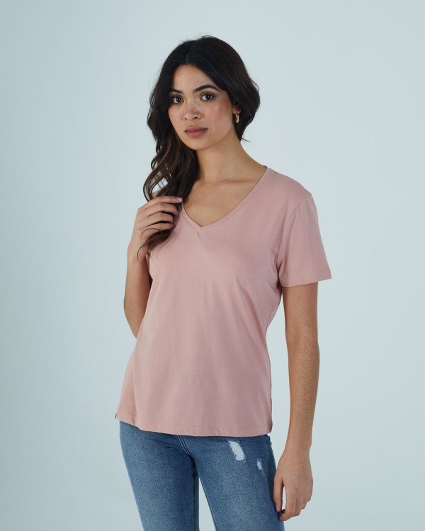 Ada Basic Tee Dusty Pink Diesel