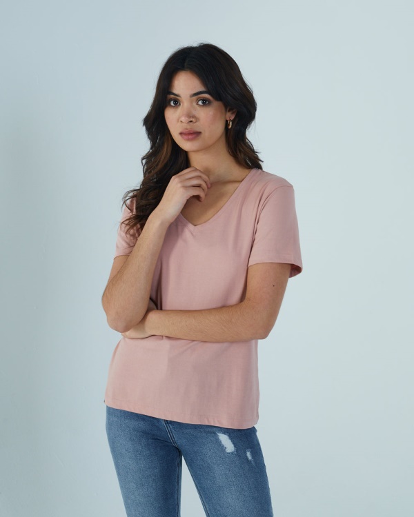 Ada Basic Tee Dusty Pink Diesel