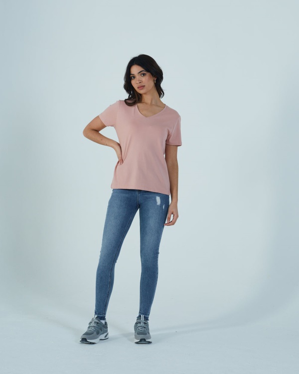 Ada Basic Tee Dusty Pink Diesel