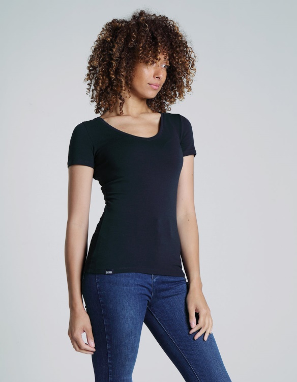 Diesel Clara V Neck Basic Pure Navy