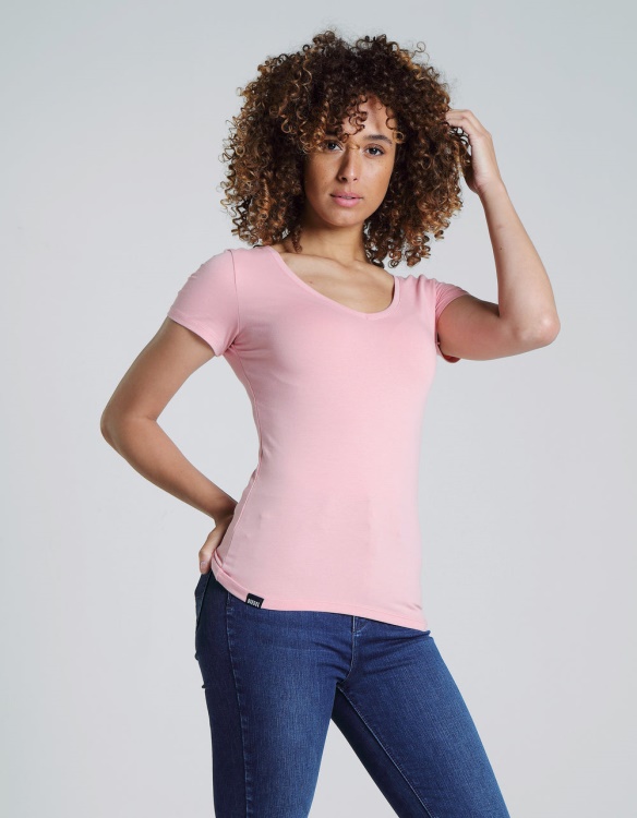 Pink Clara V Neck Basic Blush Diesel