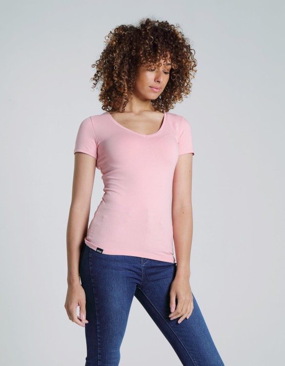 Pink Clara V Neck Basic Blush Diesel