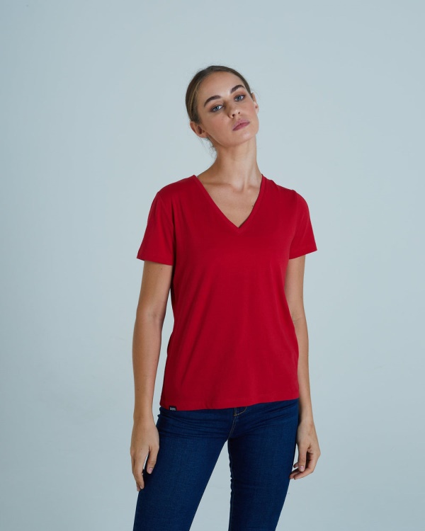 Diesel Ada Basic Tee Chilli Pepper Red