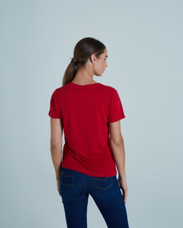Diesel Ada Basic Tee Chilli Pepper Red