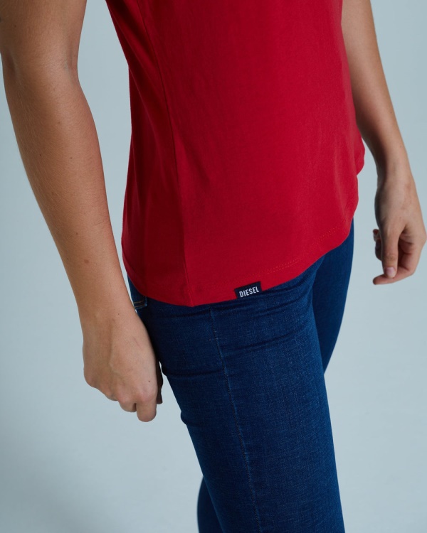 Diesel Ada Basic Tee Chilli Pepper Red