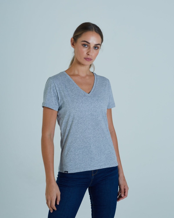 Ada Basic Tee Pebble Diesel Light Grey