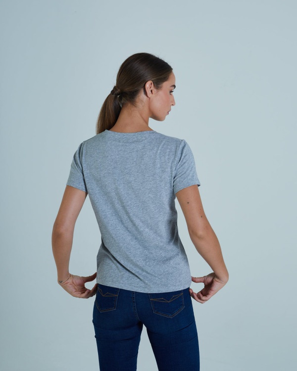 Ada Basic Tee Pebble Diesel Light Grey