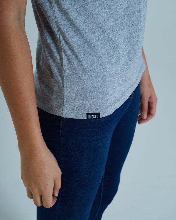 Ada Basic Tee Pebble Diesel Light Grey
