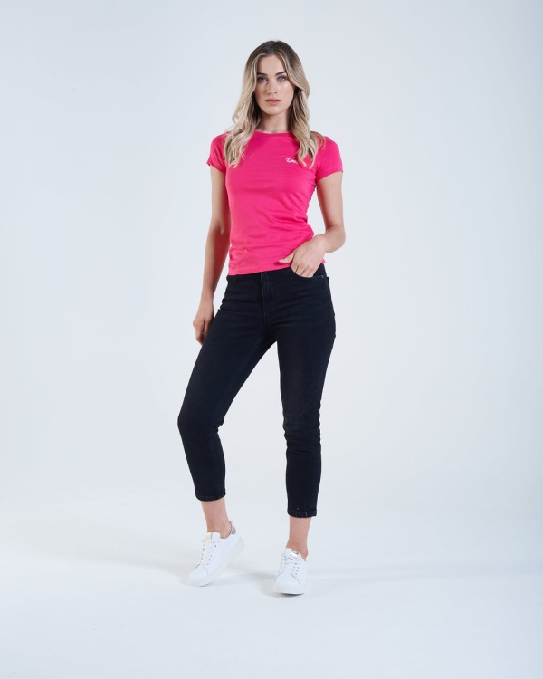 Cloda Basic T-Shirt Pink Glo Diesel