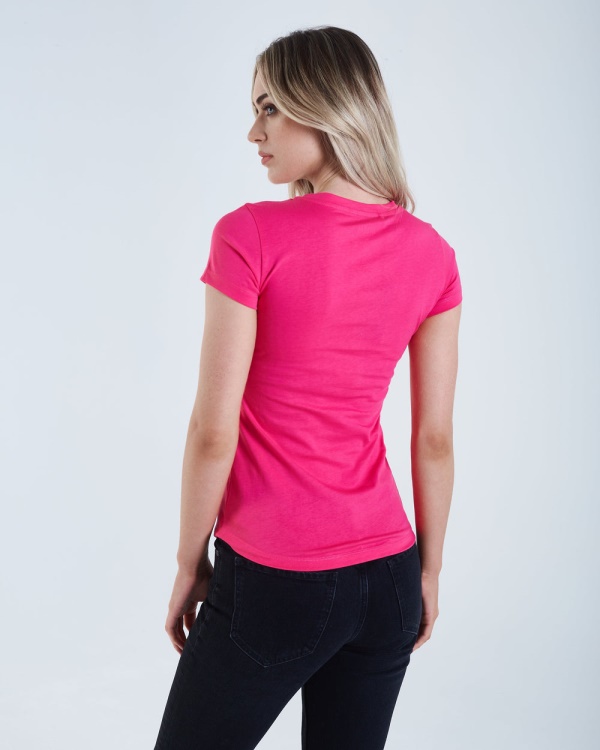 Cloda Basic T-Shirt Pink Glo Diesel
