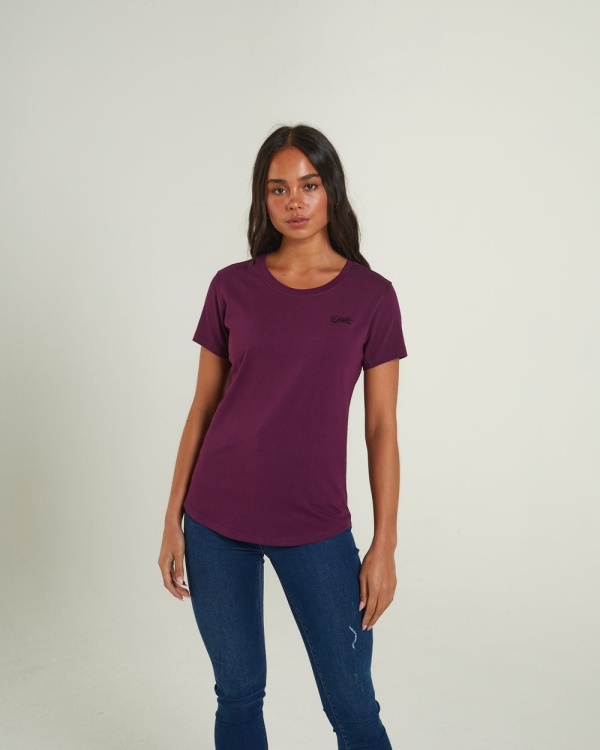 Diesel Cloda Basic T-Shirt Grape Purple