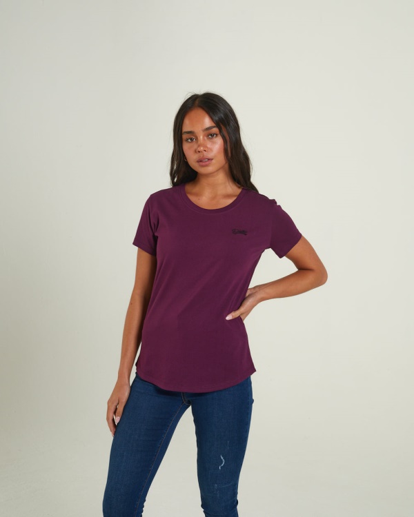 Diesel Cloda Basic T-Shirt Grape Purple