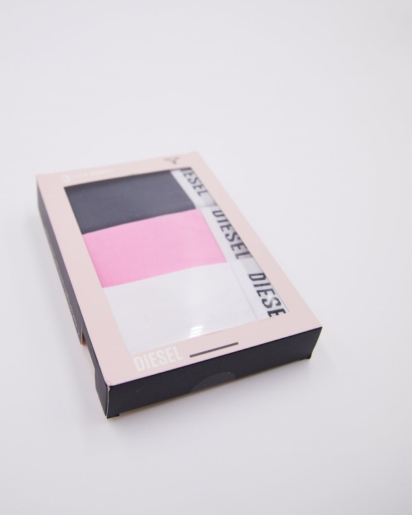 White/Mauve/Berry Diesel Aubrey 3 Pack Thong