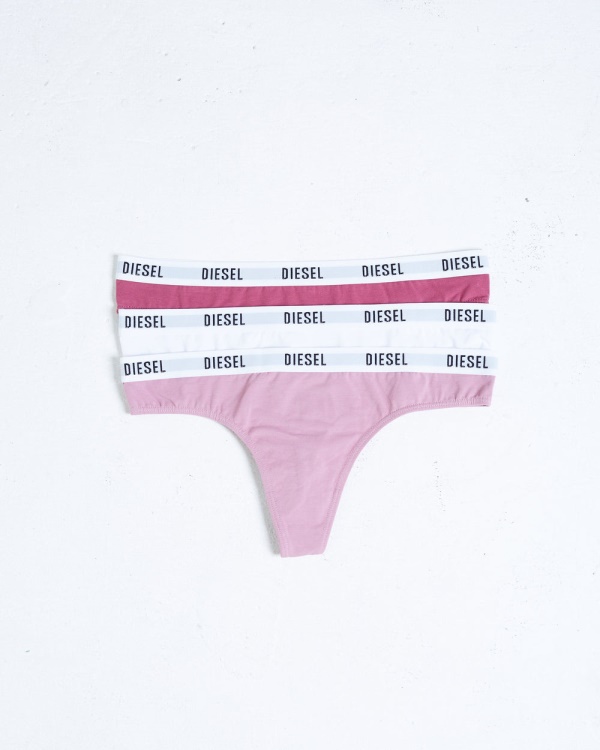 Aubrey 3 Pack Thong Diesel Pink