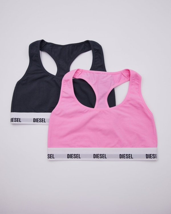 Gigi Bra Charcoal/Pink Diesel