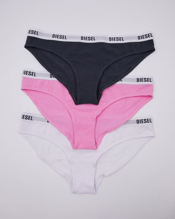 Grey Diesel Savannah Briefs Charcoal/Pink/White