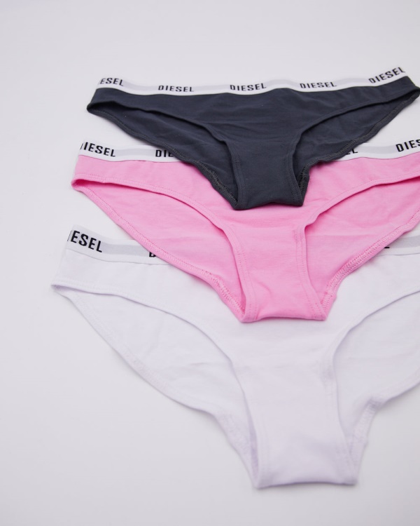 Grey Diesel Savannah Briefs Charcoal/Pink/White