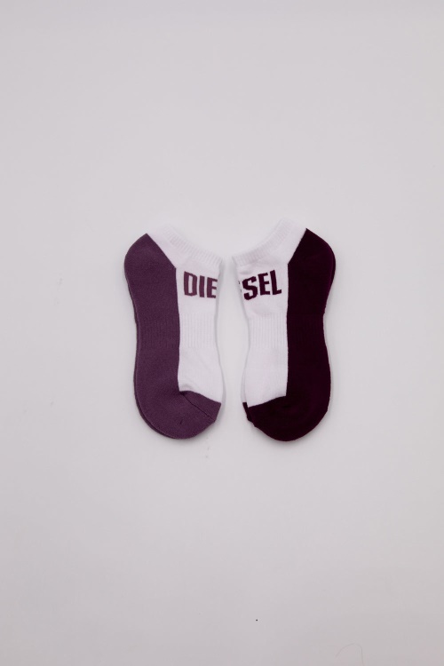 Diesel Lila Ankle Socks Grape Purple