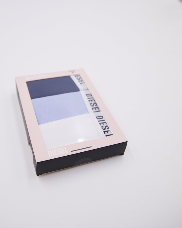 Diesel Aubrey 3 Pack Thong Navy