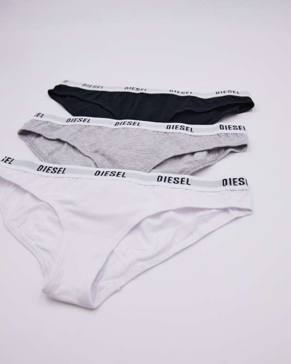 Diesel Savannah 3 Pack Briefs White/Pebble/Black