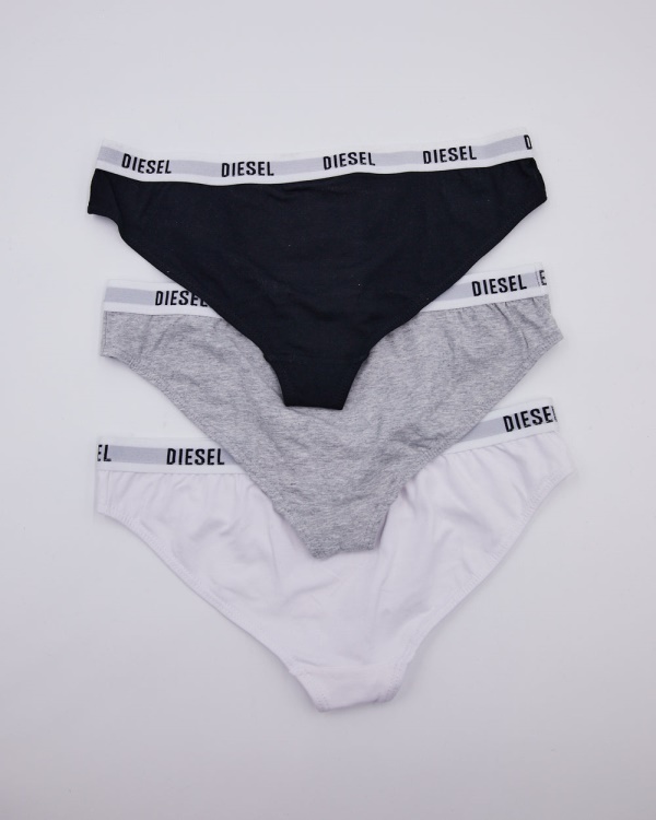 Diesel Savannah 3 Pack Briefs White/Pebble/Black