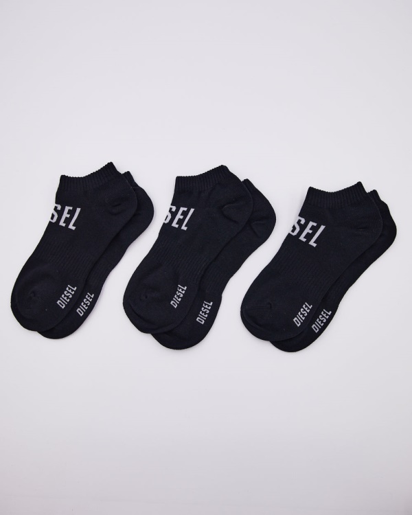 Libby 3 Pack Active Socks Black Diesel