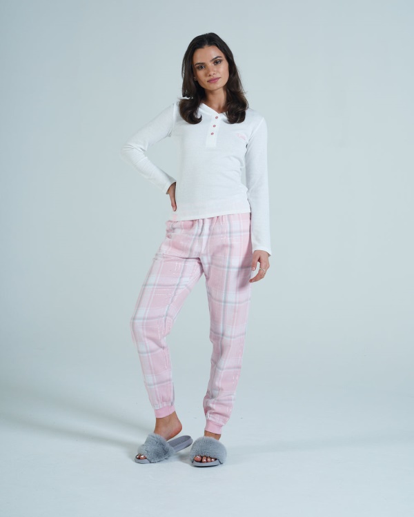 Maria Loungeset Pink Tartan Diesel