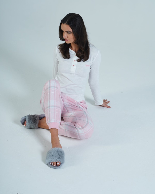 Maria Loungeset Pink Tartan Diesel