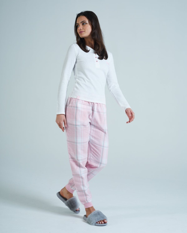 Maria Loungeset Pink Tartan Diesel