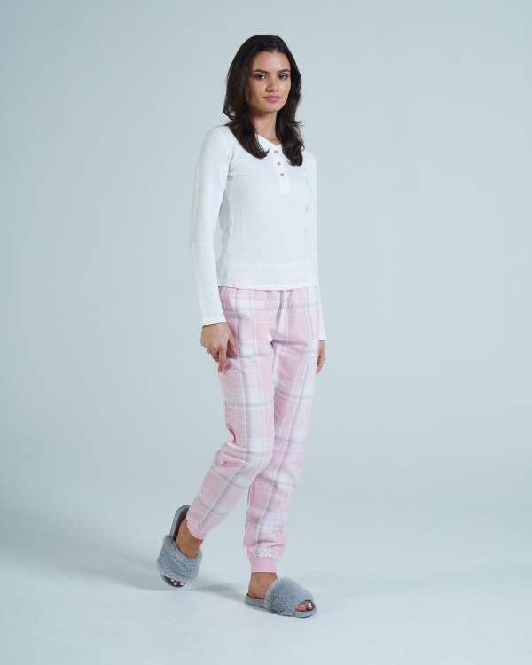 Maria Loungeset Pink Tartan Diesel