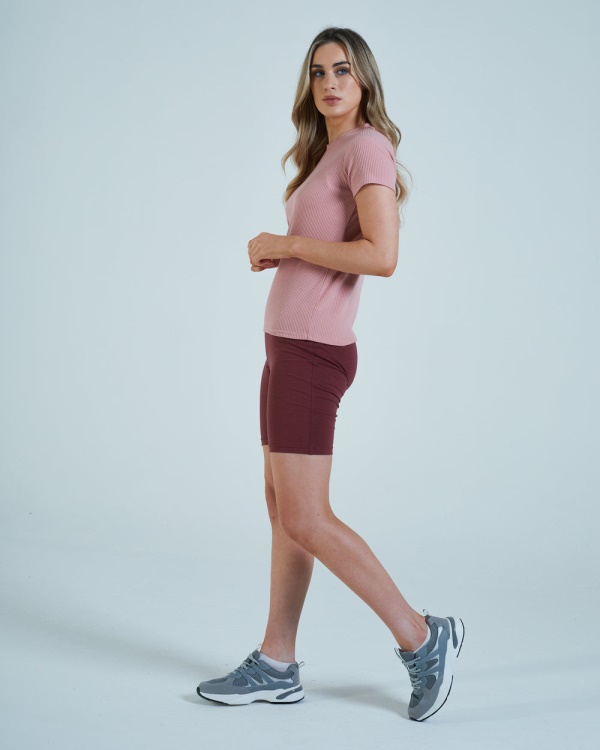 Wine Diesel Jean Short Summer Fig