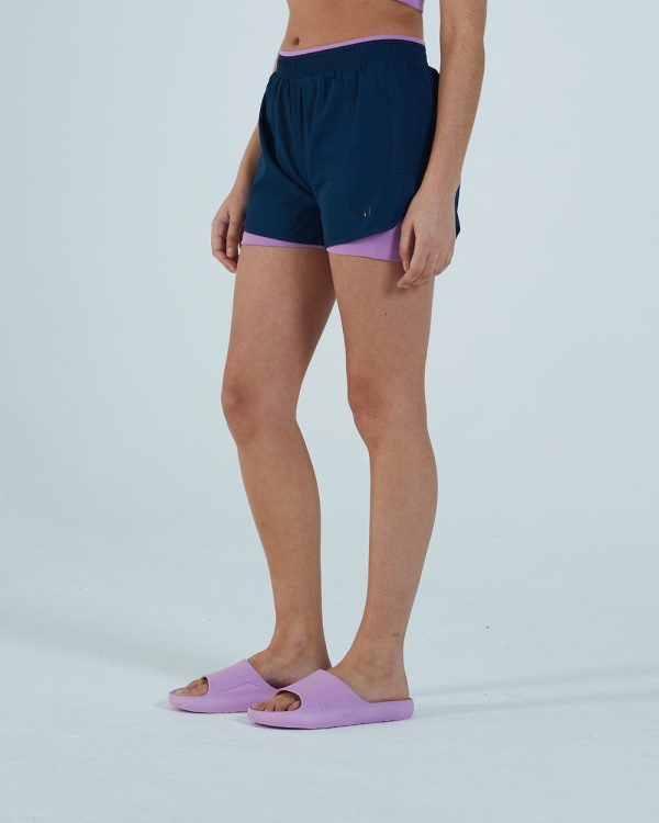 Sidney Active Short Peacock Navy Diesel