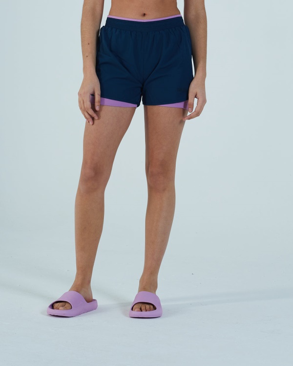 Sidney Active Short Peacock Navy Diesel