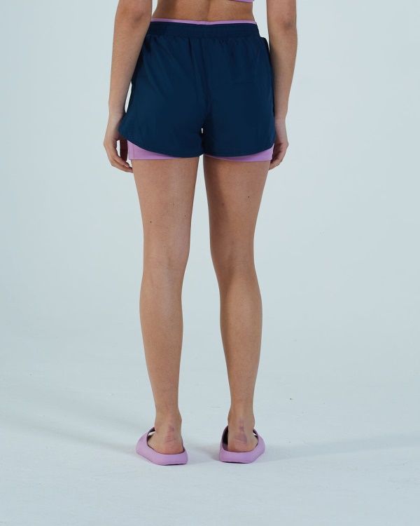 Sidney Active Short Peacock Navy Diesel