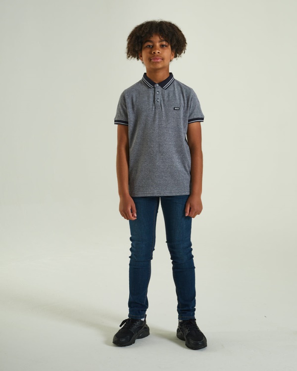 Fred Birdseye Polo Navy Diesel Medium Blue