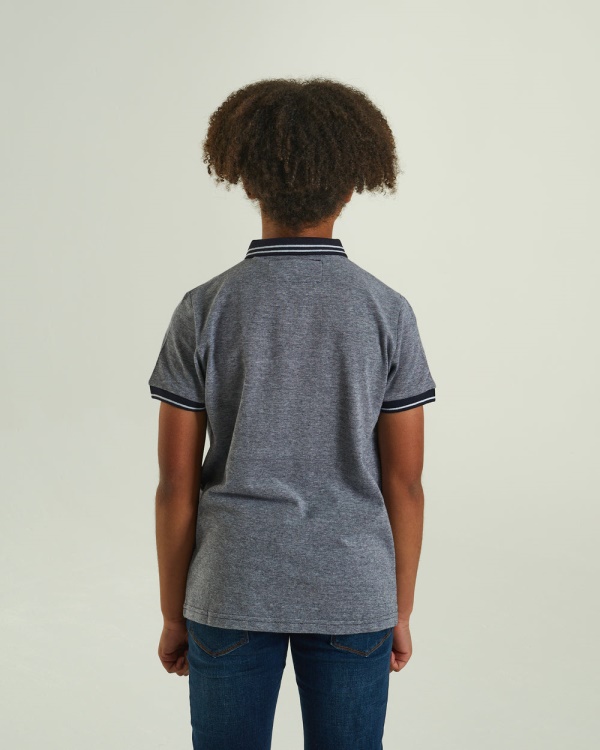 Fred Birdseye Polo Navy Diesel Medium Blue