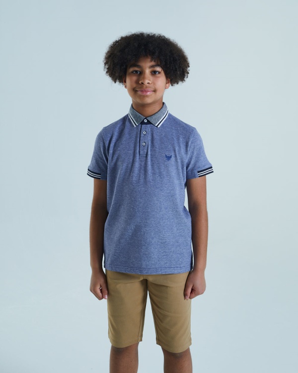 Purple Vernon Polo Cobalt Birdseye Diesel