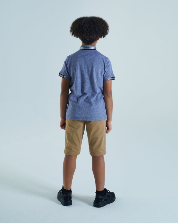 Purple Vernon Polo Cobalt Birdseye Diesel