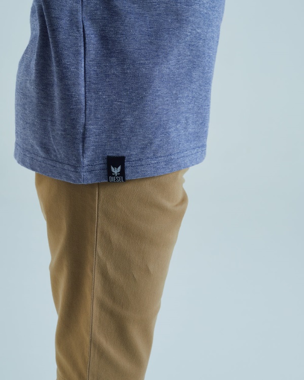 Purple Vernon Polo Cobalt Birdseye Diesel