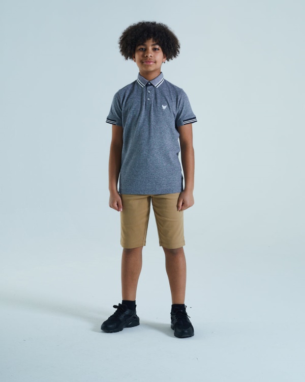 Diesel Vernon Polo Navy Blue Birdseye