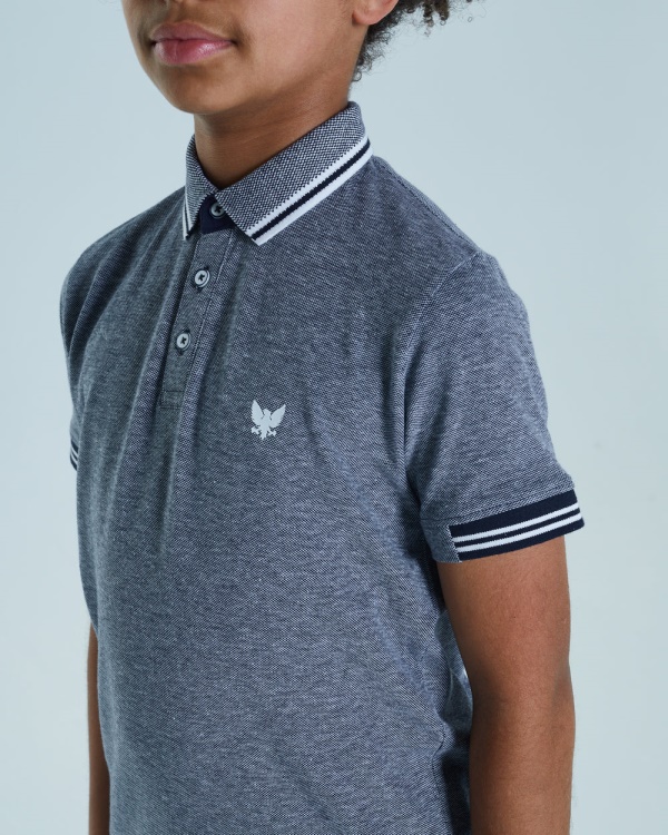 Diesel Vernon Polo Navy Blue Birdseye