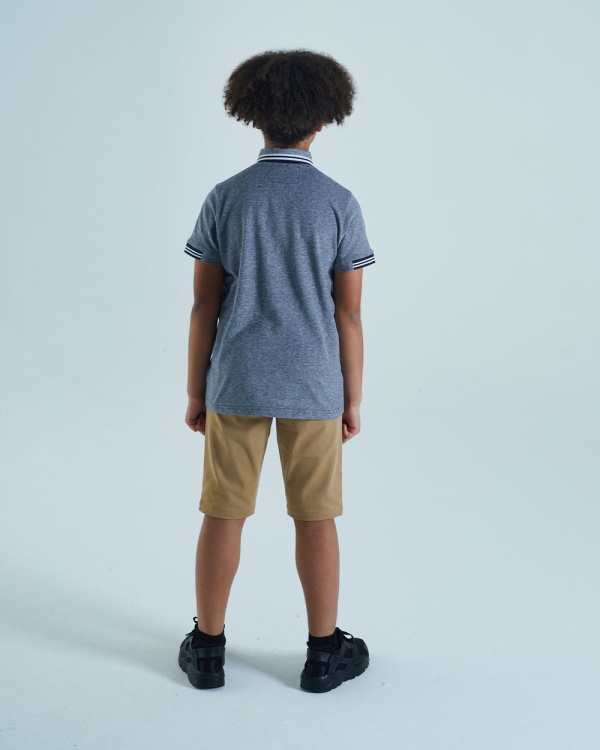 Diesel Vernon Polo Navy Blue Birdseye