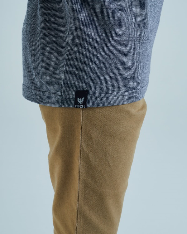 Diesel Vernon Polo Navy Blue Birdseye