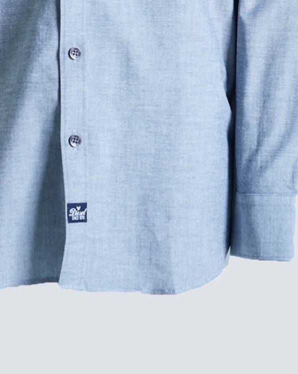 John Shirt Grey Diesel Navy