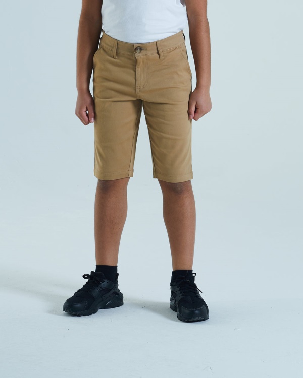 Grey Diesel Ewan Chino Shorts Sand
