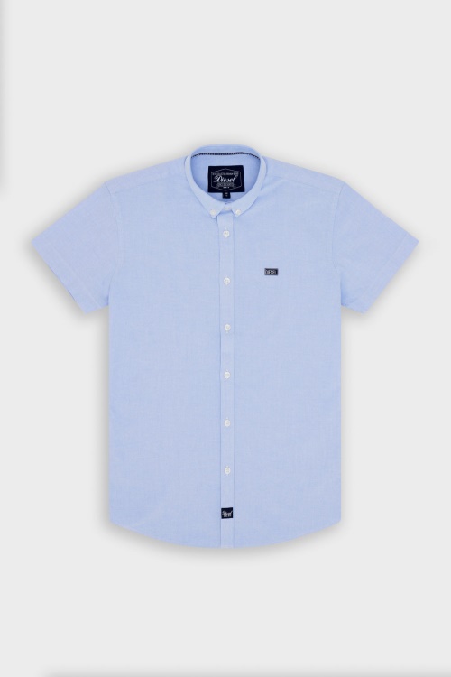 Walsh Oxford Shirt Sky Blue Diesel Beige