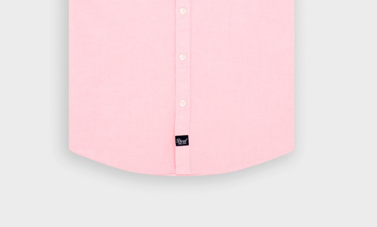 White Diesel Walsh Oxford Shirt Pink